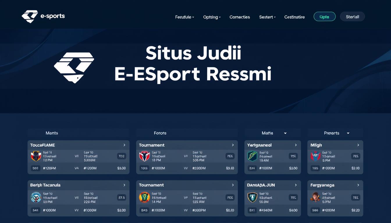 Situs Judi E-Sport Resmi dengan Jadwal Pertandingan Lengkap