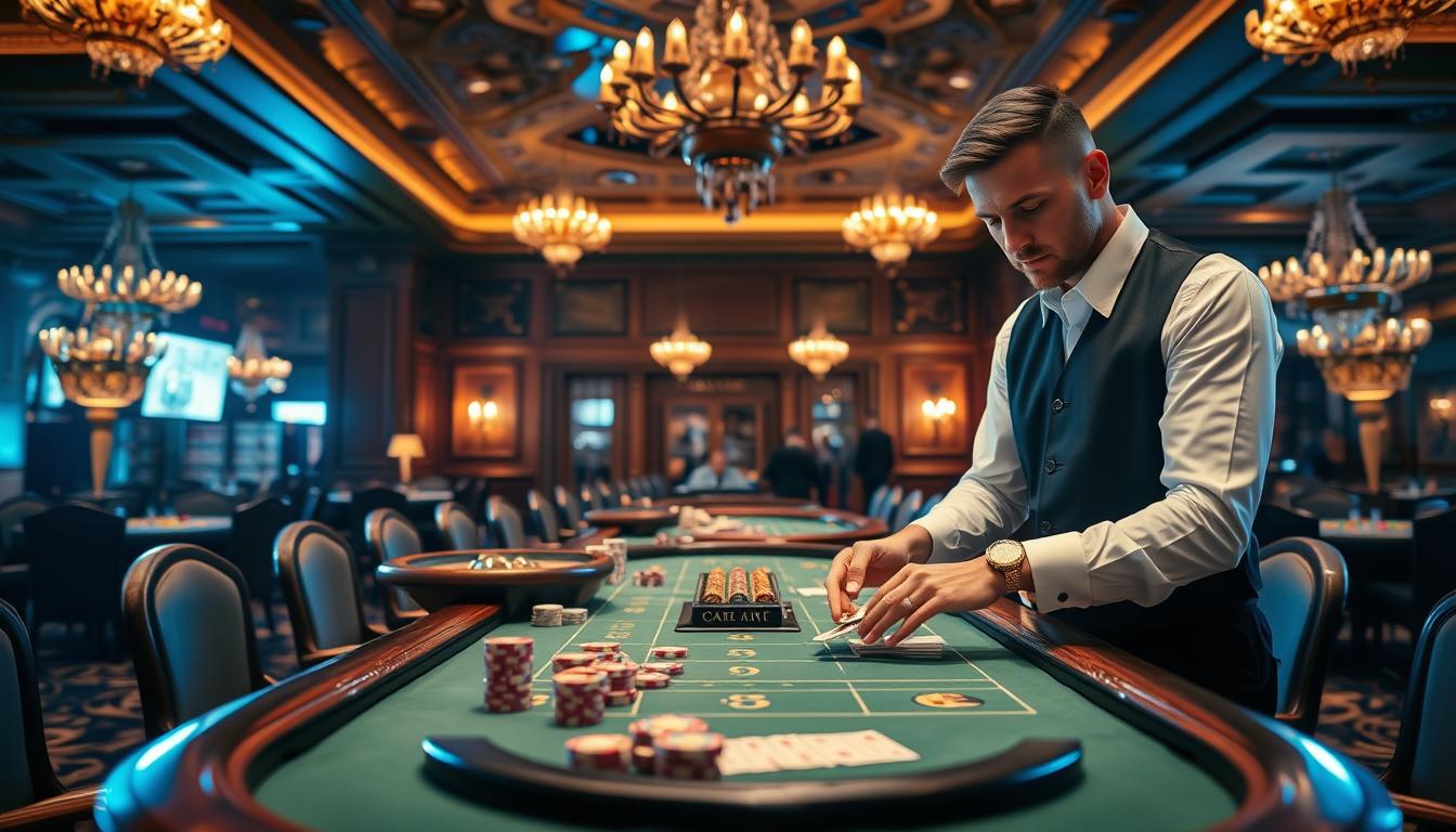 Meja Permainan Live Casino dengan Dealer Langsung